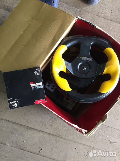 Руль с педалями Logitech wingman formula force GP