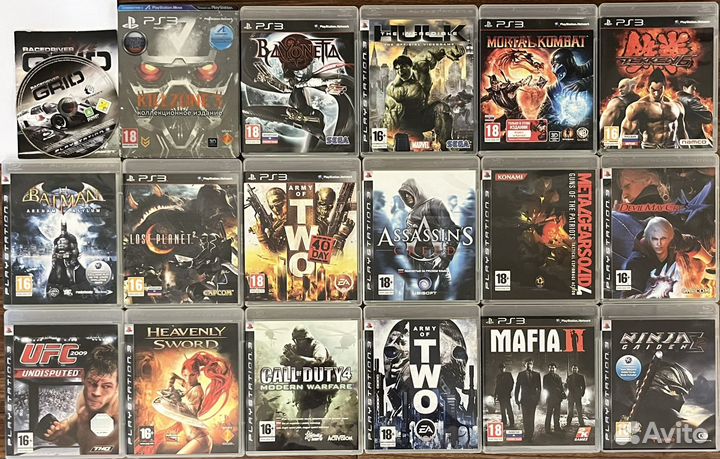 Диски на ps3
