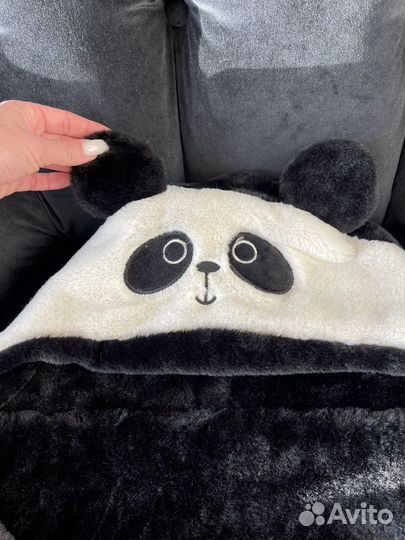 Новая Шапка с варежками Панда