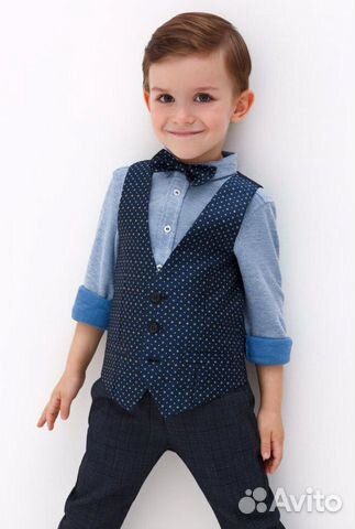 Жилет и бабочка на утренник, выпускной, день рожд