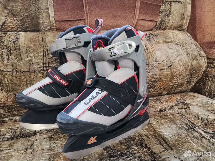 Коньки ледовые раздвижные