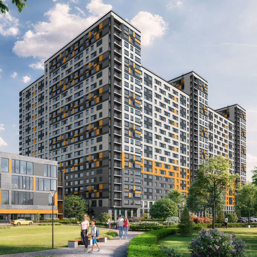 3-к. апартаменты, 61,4 м², 18/24 эт.