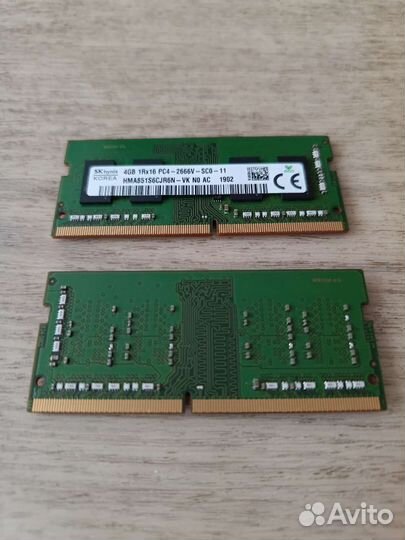Оперативная память для ноутбука ddr4 8gb