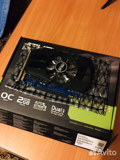 Видеокарта Asus GT 1030 Phoenix 2gb обмен
