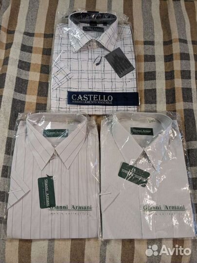Рубашки мужские новые 42