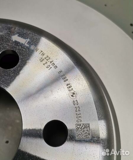 Диск тормозной задний левый BMW