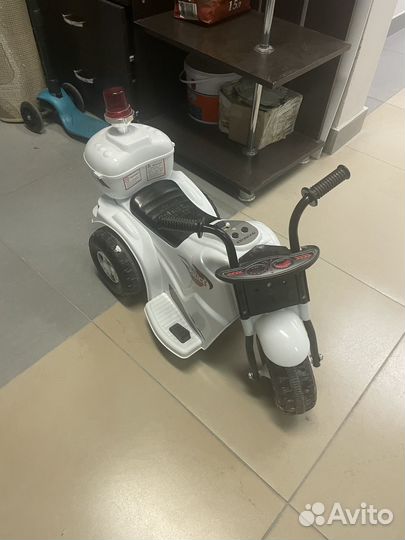 Детский мотоцикл на аккумуляторе бу