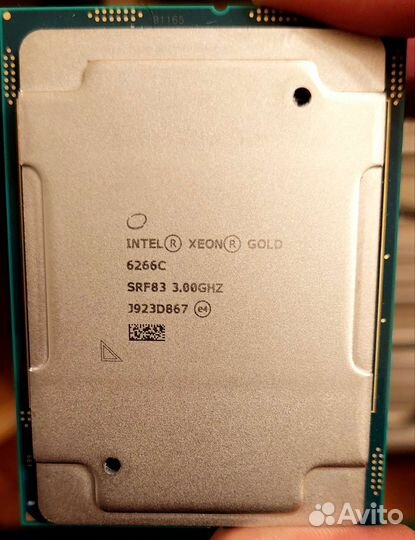 Xeon Gold 6266c 22 ядра 3.0-3.4Ghz 30mb 205w