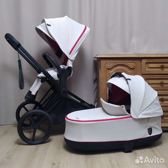 Коляска 2в1 Cybex Priam lll Ferrari silver
