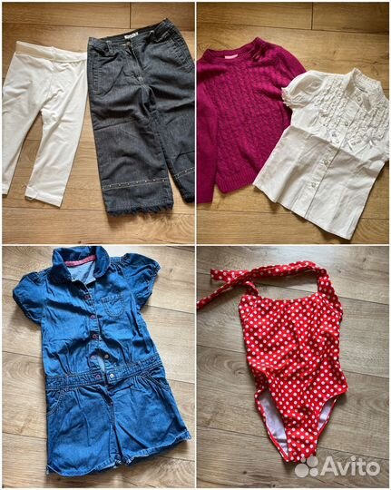Вещи пакетом для девочки 98-104-110
