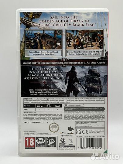 Assasin's Creed The Rebel Collection Nintendo