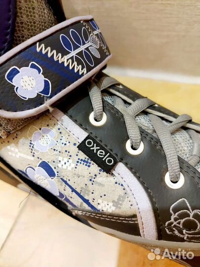 Ролики женские + рюкзак Oxelo и защита roces