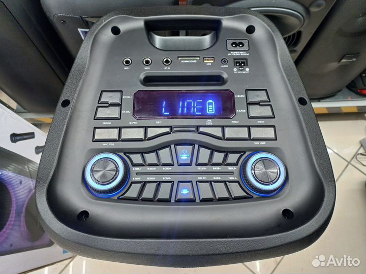 Большая bluetooth колонка 800вт eltronic