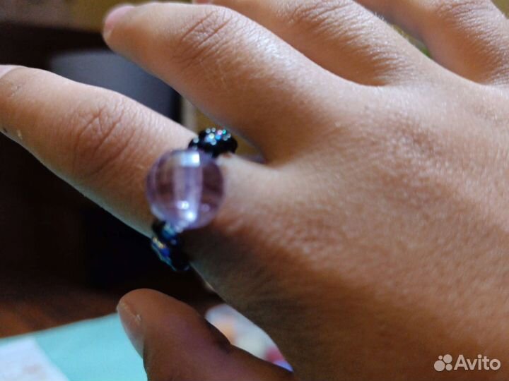 Кольцо из бисера