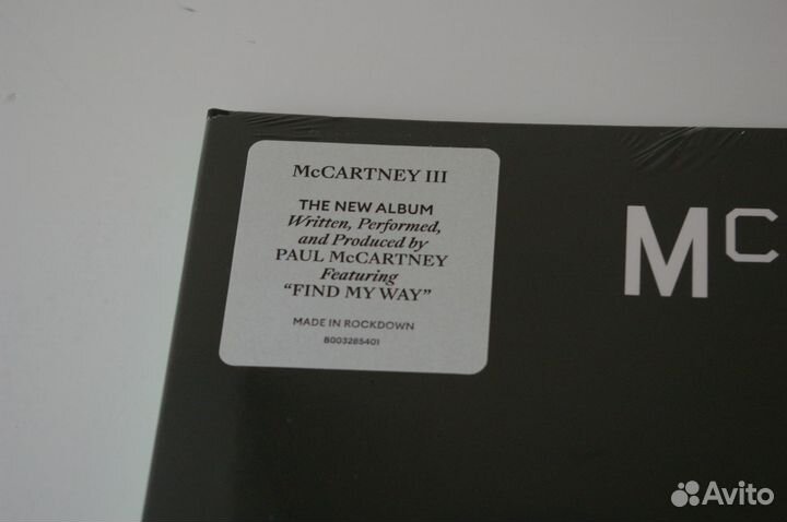 Пластинка McCartney III USA Green редкость
