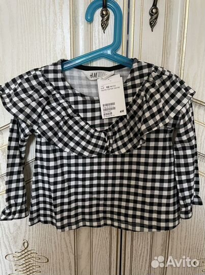 Рубашка для девочки h&m