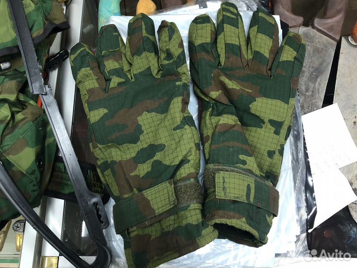 Перчатки армейские утепленные кмф оригинальные