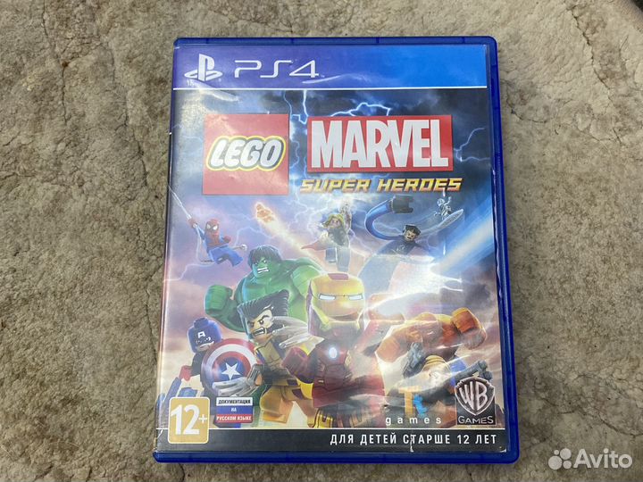 Диск lego marvel super heroes ps4
