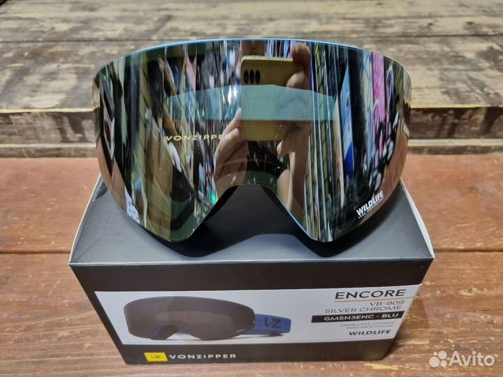 Маска горнолыжная Vonzipper Encore Blue (Новая)