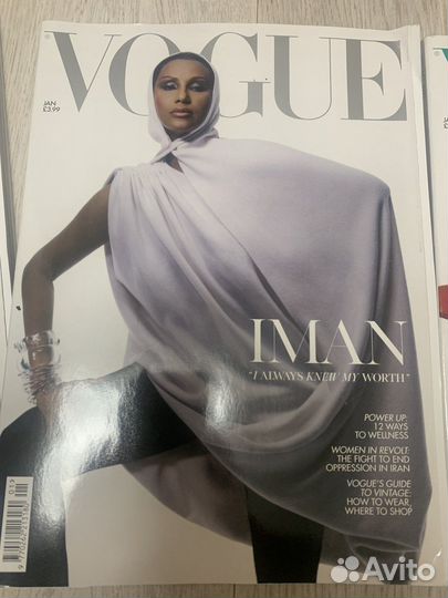 Журнал Vogue Великобоитания январь 2023