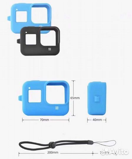 Силиконовый чeхол для GoPro hero 8 Black