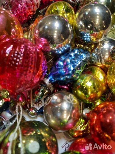 Елочные украшения времён СССР