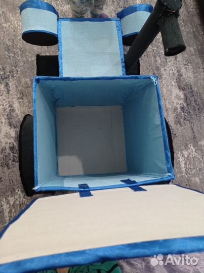 Синий трактор