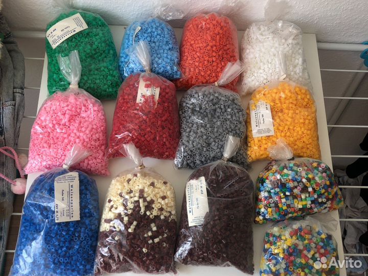 Пластиковый бисер мозаика бусина ГДР