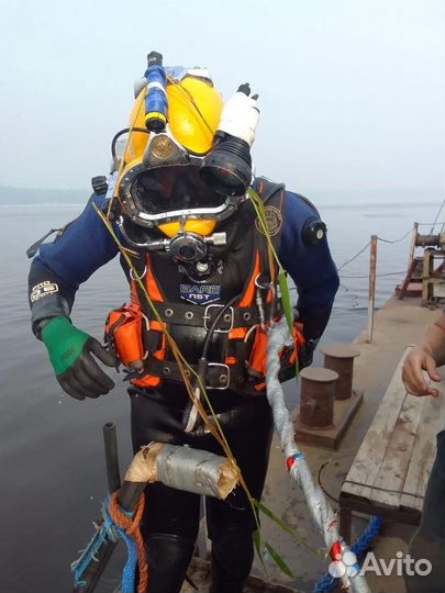 Услуги водолаза. Водолаз