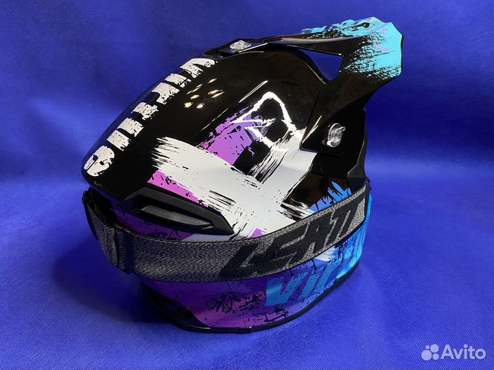 Шлем мотоциклетный эндуро кросс новый