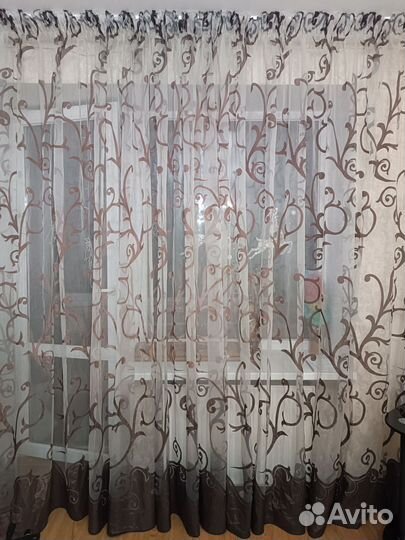 Шторы тюль бу