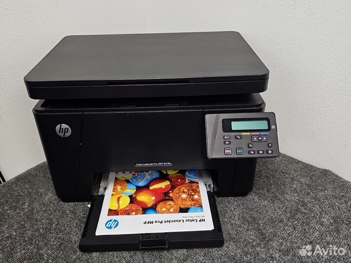 Цветной лазерный мфу HP MFP M176n