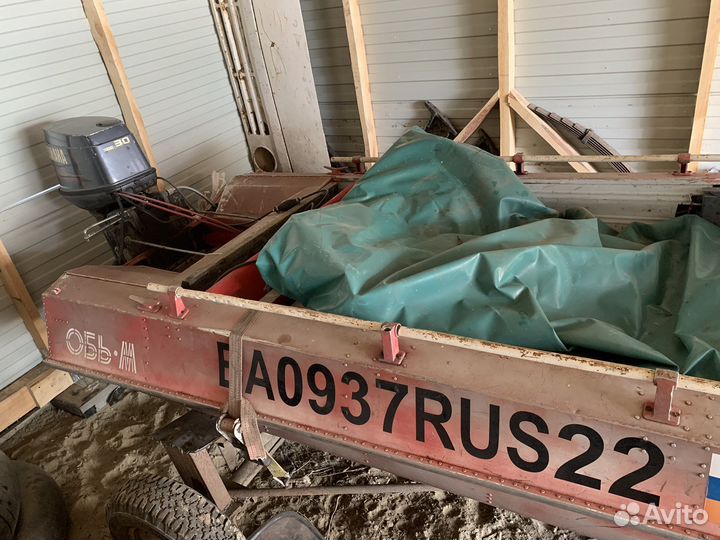 Продам лодку Обь.М и мотор ямаха 40