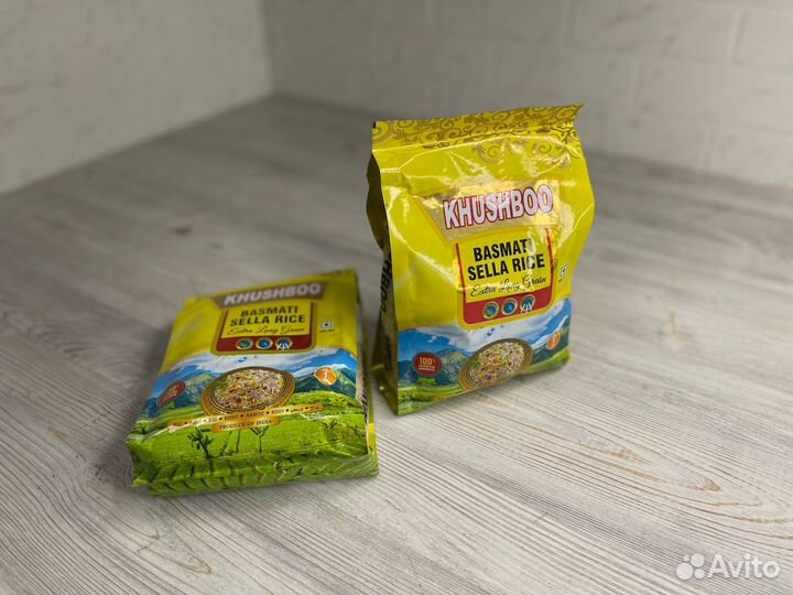 Рис басмати 1кг Khushboo длиннозерный 1кг