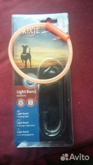 Шлейка, ошейник светящийся