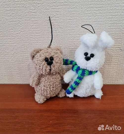Вязаные игрушки, брелоки