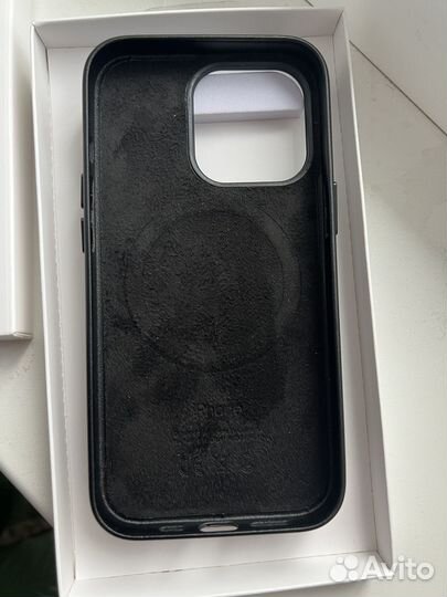 Кожаный чехол leather case iPhone 13 pro