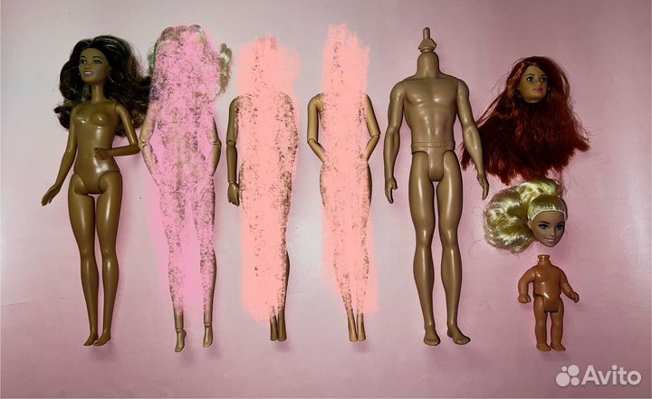 Кукла Barbie Glam Vacation, туловище кен, голова