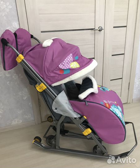 Санки коляска ника 7 8