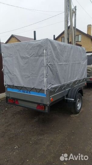 Прицеп 2550х1350мм с высотой борта 36см