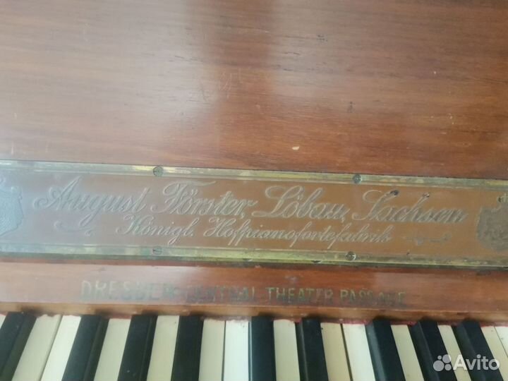 Немецкое пианино 19века