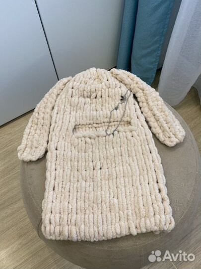 Шапка-шлем на девочку ог 50-52 см