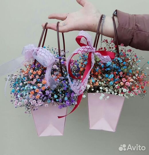 Розы цветы гипсофил