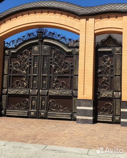 Кованные ворота