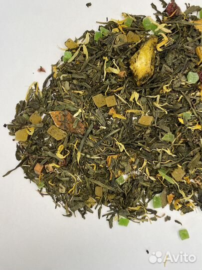 Зеленый чай со вкусом Банана и Ананаса