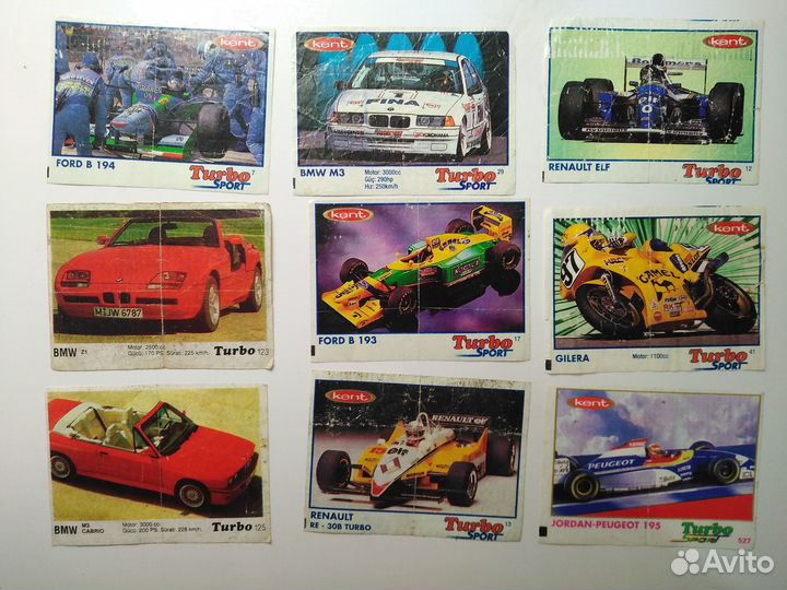 Вкладыши Turbo, Bombibom и другие, около 70 шт