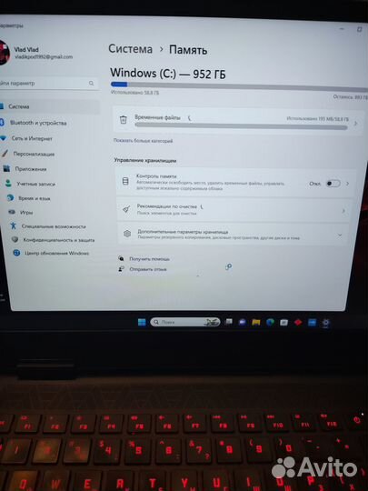 Игровой ноутбук HP omen i7 10th,rtx2060,1tb ssd