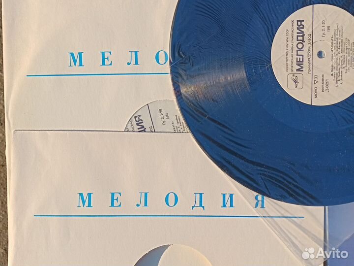 Виниловые пластинки СССР