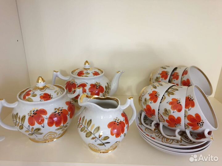 Сервиз чайный вербилки СССР