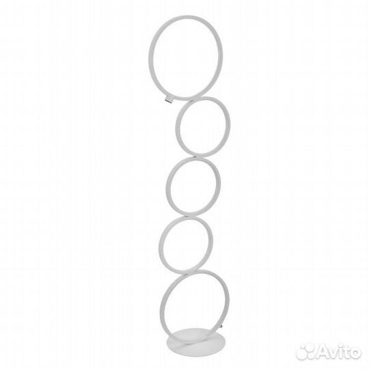 Торшер 'Кольца' LED 45Вт 3000-6000К белый 30х30х11